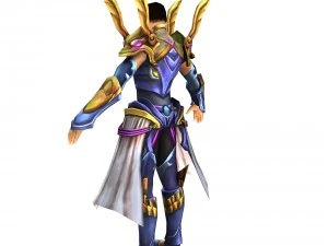 game 3d character - male archer 06 3D Model