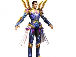 game 3d character - male archer 06 3D Модель