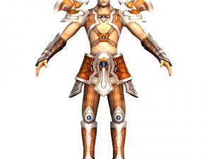 game 3d character - male warrior 4 3D Model