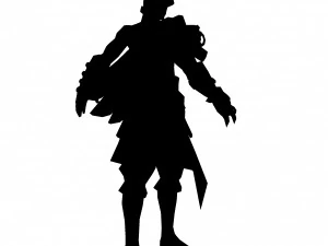 game 3d character - male warrior 05 3D Model