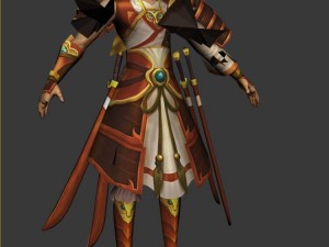 game 3d character - male warrior 06 3D 模型