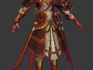 game 3d character - male warrior 06 3D 模型