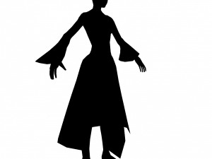 game 3d character - female mage 02 Model 3D