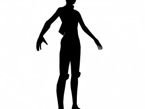 game 3d character - female archer 01 3D Model