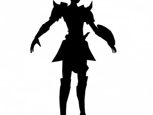 game 3d character - female warrior 3 3D Model