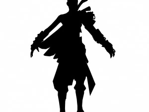 game 3d character - female warrior 05 3D Model