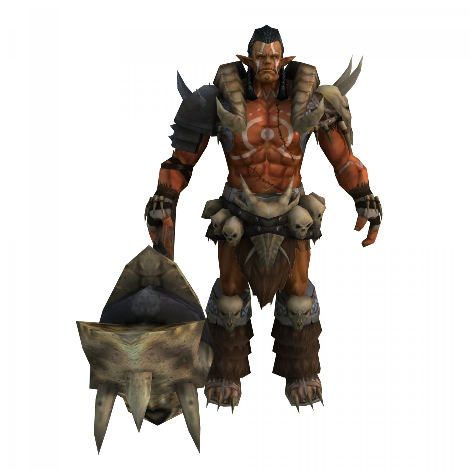 game 3d character - warrior ujung 3D Model .c4d .max .obj .3ds .fbx .stl .blend 