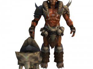 game 3d character - warrior ujung 3D Model