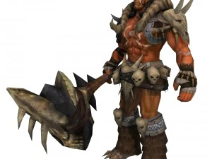 game 3d character - warrior ujung 3D Model