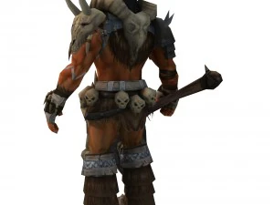 game 3d character - warrior ujung 3D Model