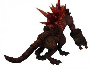 game 3d character - candle dragon 3D Model