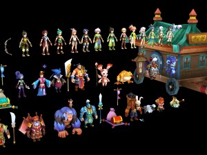 game character - 20 sci-fi character model 3D 模型