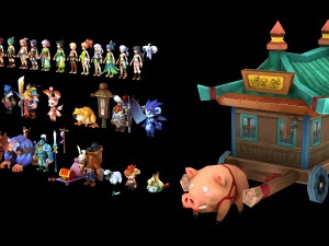 game character - 20 sci-fi character model 3D 模型