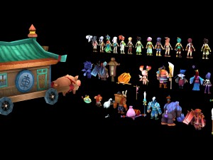 game character - 20 sci-fi character model 3D 模型