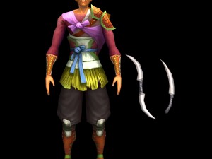 cross-border thief 3D Model