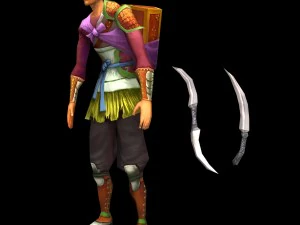 cross-border thief 3D Model