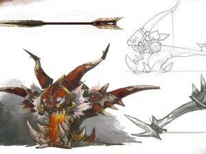 low poly 3d games - devil - bowno 3D 모델