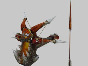 low poly 3d games - devil - bowno 3D Model