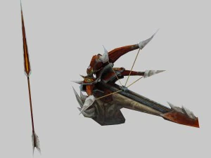low poly 3d games - devil - bowno 3D Model