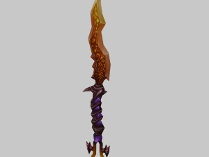 low poly 3d games - - daggers 3D Model