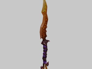 low poly 3d games - - daggers Model 3D