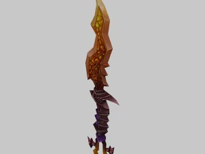 low poly 3d games - - daggers 3D Model