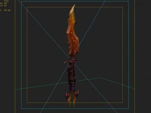 low poly 3d games - - daggers 3D Model