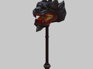 low poly 3d games - - hammers 3D Model