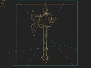 low poly 3d games - - axe 01 Modelo 3D
