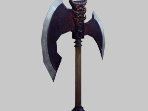 low poly 3d games - - axe 03 Model 3D