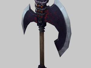 low poly 3d games - - axe 03 3D Model