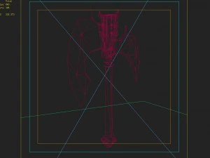 low poly 3d games - - axe 03 3D Model