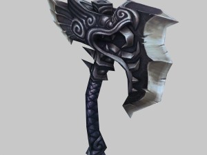 low poly 3d games - - axe 04 Modelo 3D