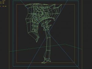 low poly 3d games - - axe 04 Modelo 3D