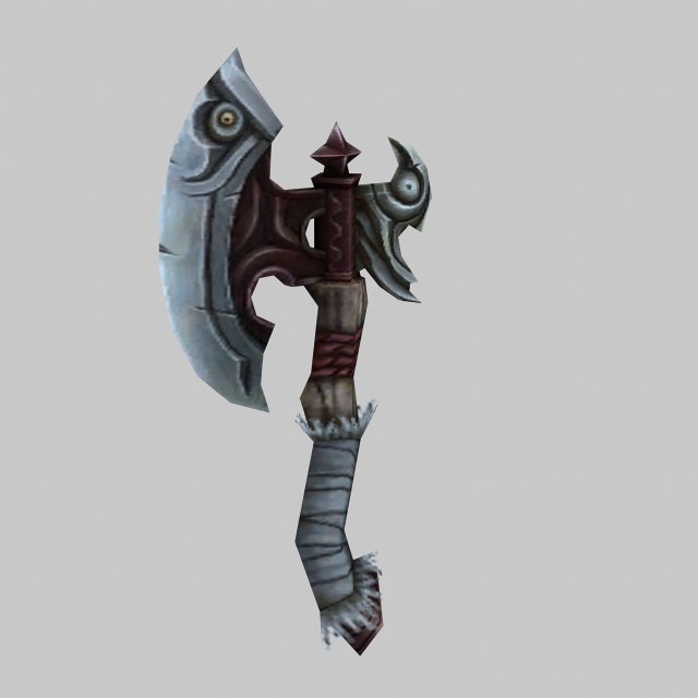 low poly 3d games - - axe 05 Modelo 3D .c4d .max .obj .3ds .fbx .stl .blend 