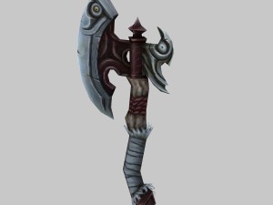 low poly 3d games - - axe 05 Modelo 3D