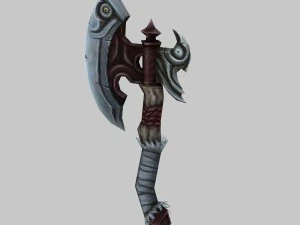 low poly 3d games - - axe 05 3D Model