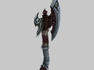 low poly 3d games - - axe 05 Modelo 3D