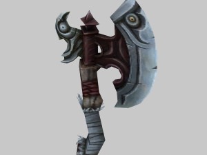 low poly 3d games - - axe 05 Modelo 3D