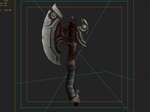 low poly 3d games - - axe 05 Modelo 3D