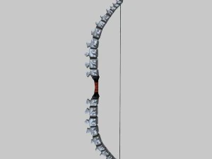 game 3D poli rendah - - lengkungan tulang Model 3D