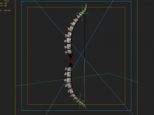 low poly 3d games - - bone arch 3D Model