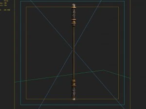low poly 3d games - - sticks 001 3D Model