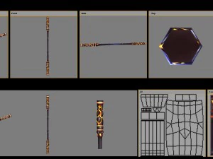 - stick 011 3D Model