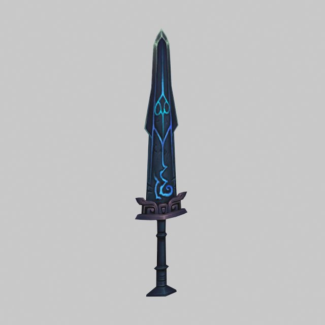 - sword 02 3D Model .c4d .max .obj .3ds .fbx .stl .blend 