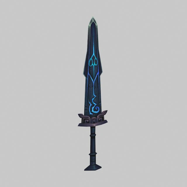 - sword 02 3D Model .c4d .max .obj .3ds .fbx .stl .blend