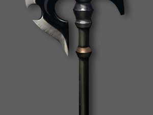 - battle axe 001 3D Model