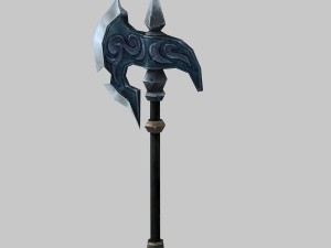 - battle axe 001 Modèle 3D