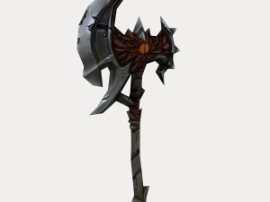 - battle axe 003 3D Model