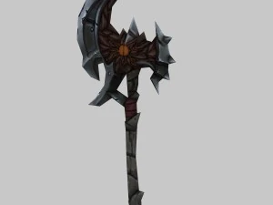 - battle axe 003 3D Model